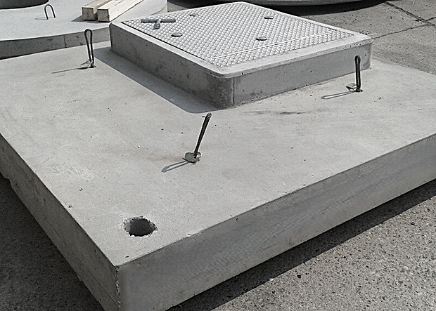 abdeckplatte 2 Abdeckplatte mit oberflächenbündiger Öffnung im Werk