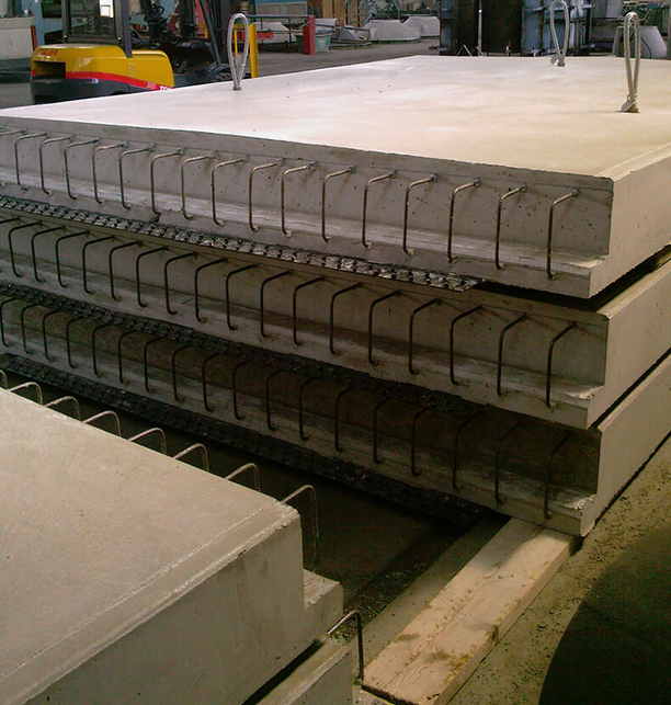 hybridplatten Hybridplatten mit eingegossenen Kombibauteilen